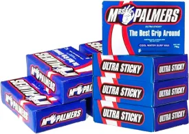 12 Bars Mrs Palmers Surf Wax Cool 58F - 68F (14C - 19C) 12 Bars in Boxes