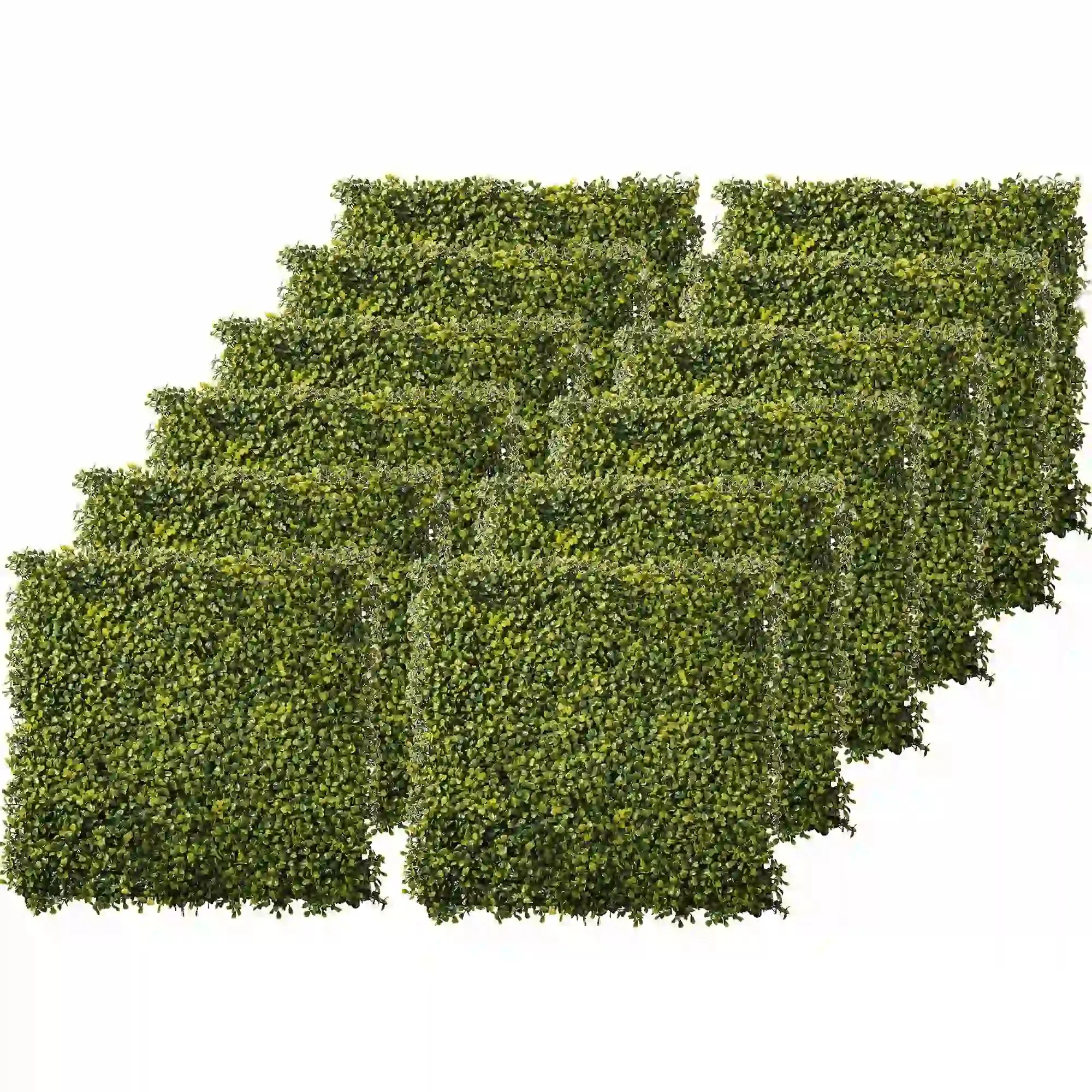 12 Pieces 50L x 50W cm Artificial Milan Grass Wall Panel UV Resistant (3 square meters)