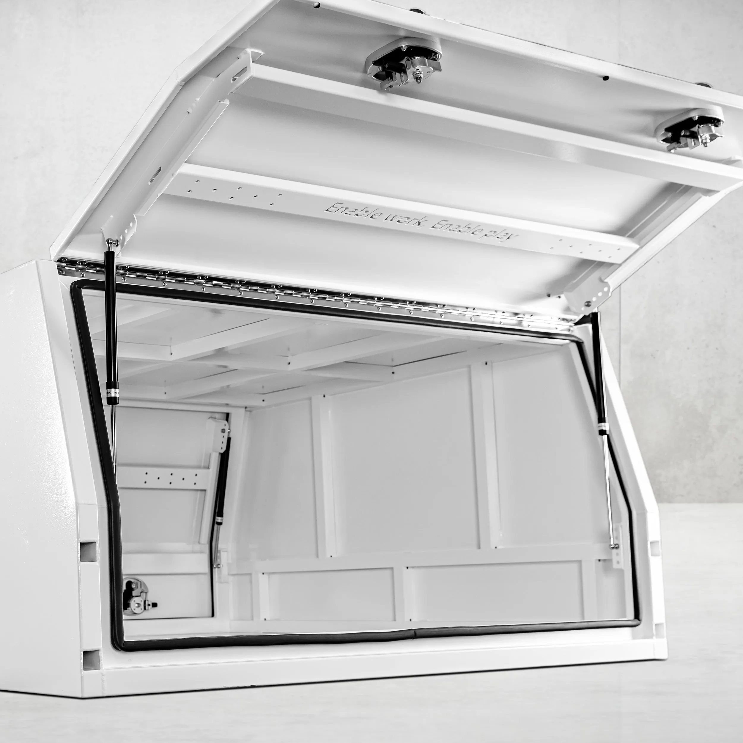 1950mm Aluminium Canopy - White