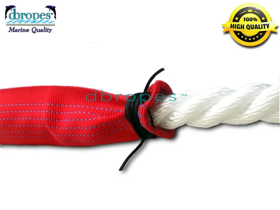 1" X 16' Three Strand Double Mooring Pendant 100% Nylon