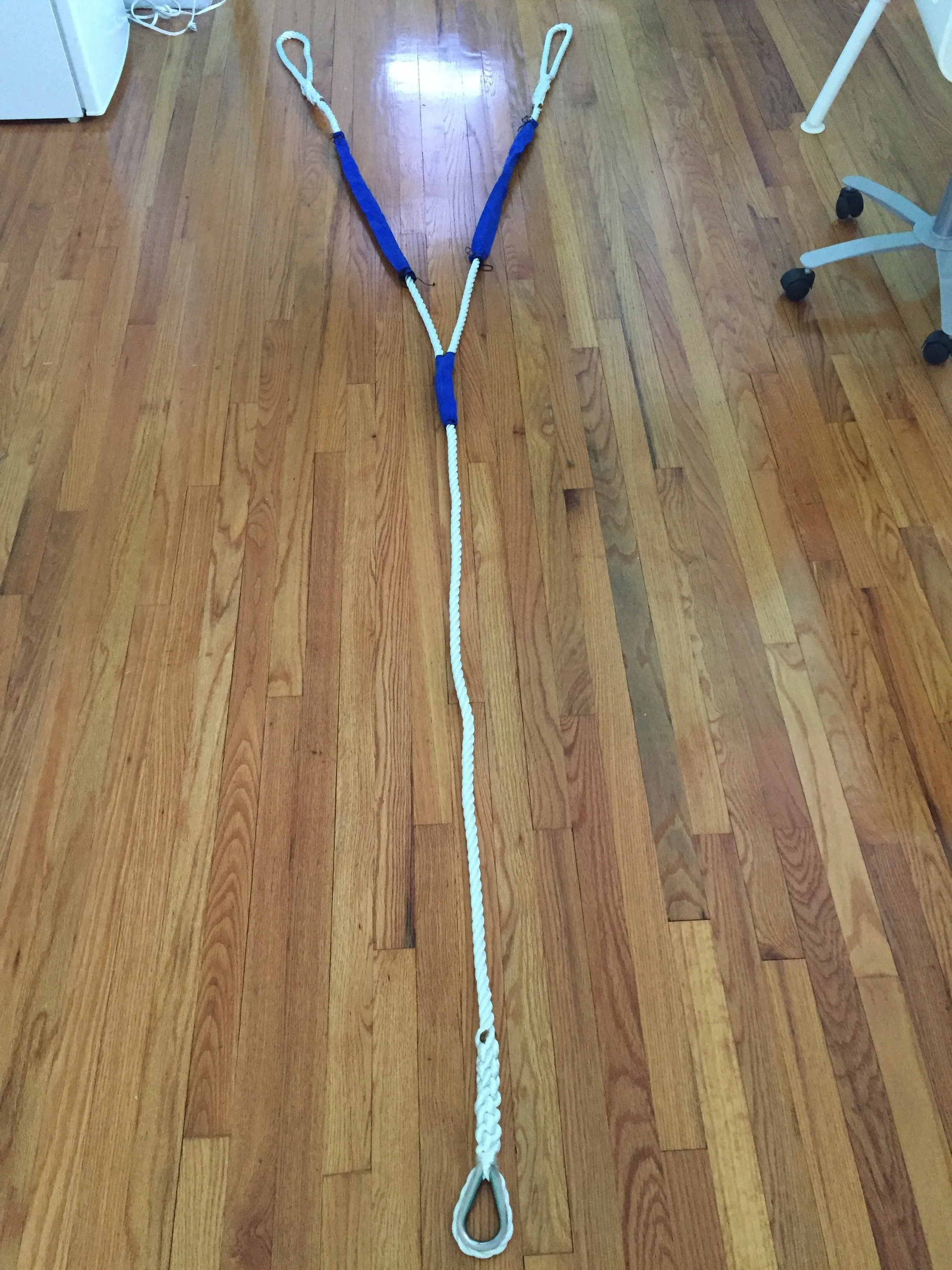 1" X 16' Three Strand Double Mooring Pendant 100% Nylon