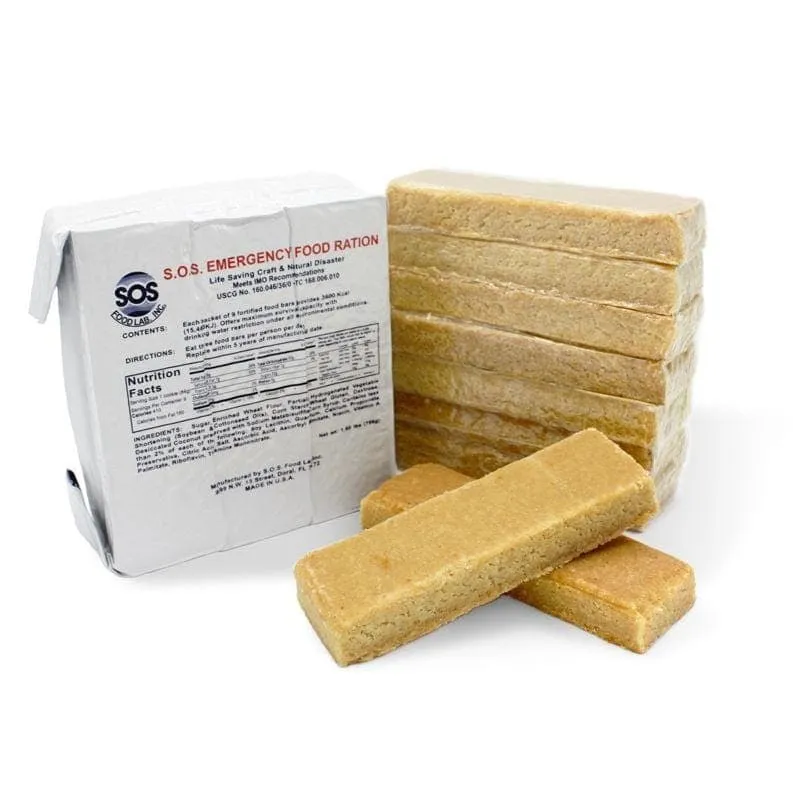 3600 Calorie SOS Emergency Food Ration (Case of 20) - SOS Food Lab