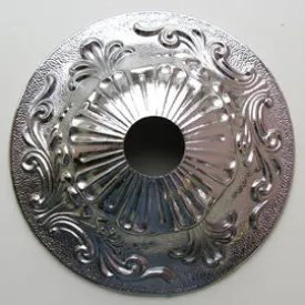 5-1/2" Polished Nickel Finish Brass Canopy (1-1/16" center hole)