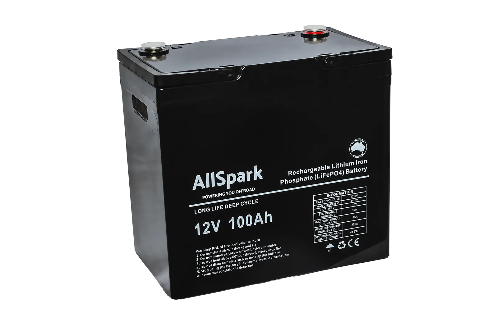 AllSpark 12V 100ah High Performance LiFePO4 Lithium Battery