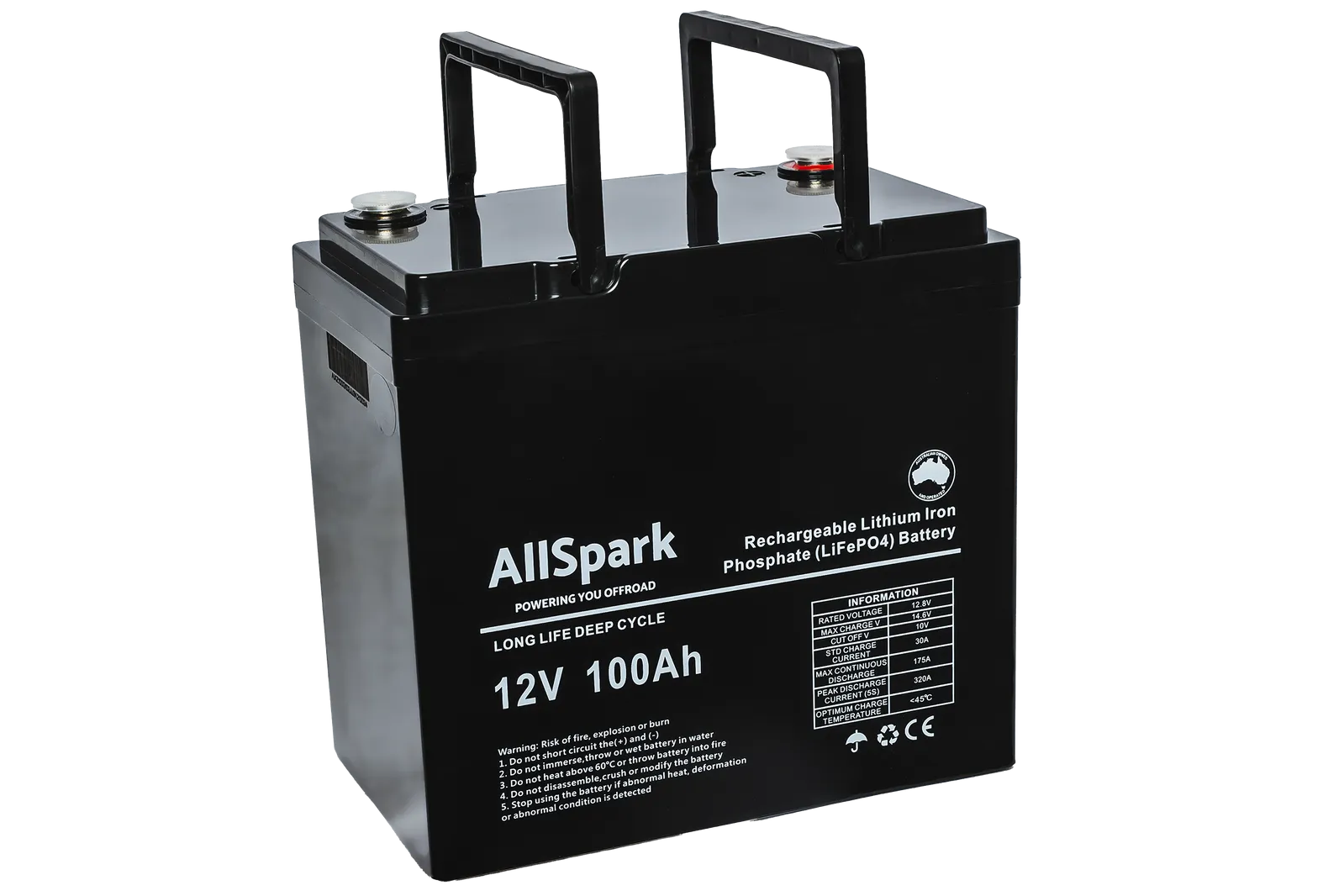 AllSpark 12V 100ah High Performance LiFePO4 Lithium Battery