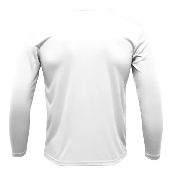 American Flag On Chest Long Sleeve UPF 50  Dry-Fit Shirt