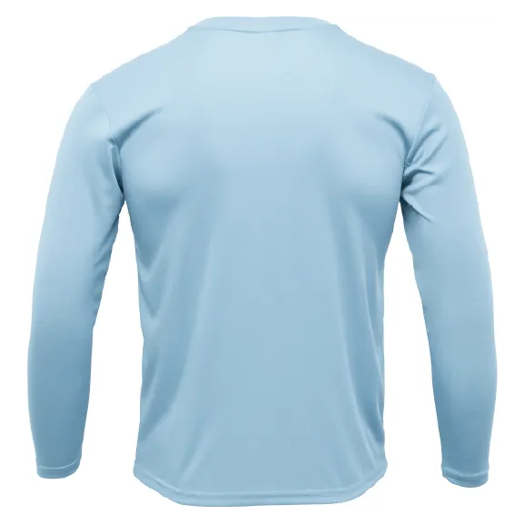 American Flag On Chest Long Sleeve UPF 50  Dry-Fit Shirt