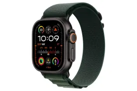 Apple Watch Ultra 2 GPS Cellular | 49mm | Black Titanium Case with Dark Green Alpine Loop Large Apple Watch Ultra 2 GPS Cellular | 49mm | Black Titanium Case with Dark Green Alpine Loop Large