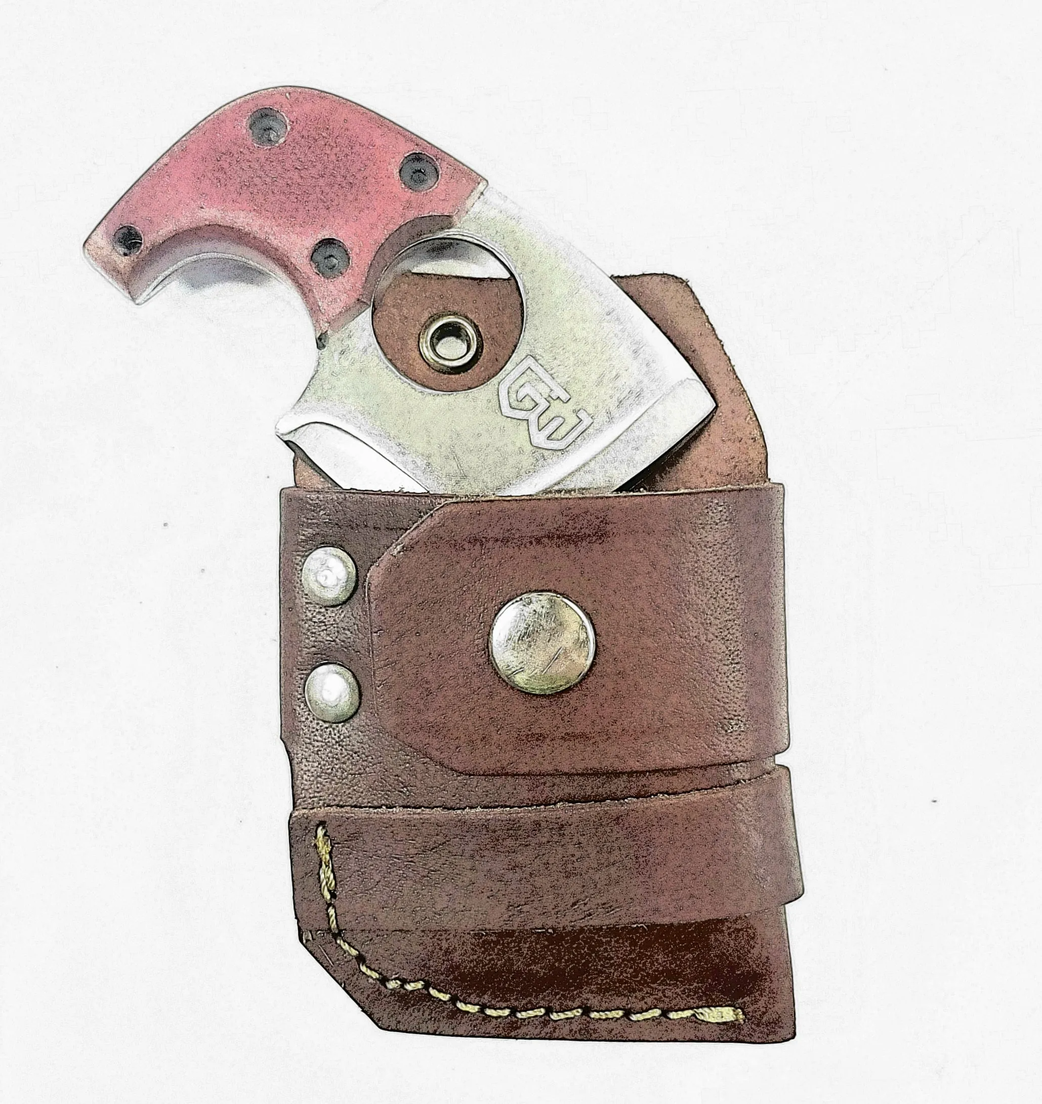 Axe Card With Removable Handle