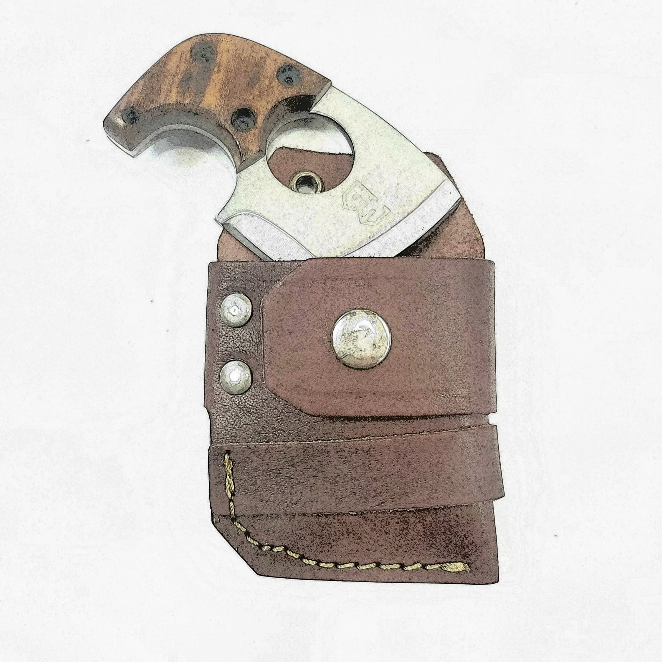 Axe Card With Removable Handle