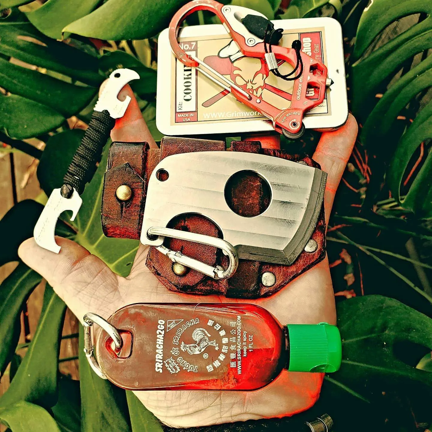 Axe Card With Removable Handle