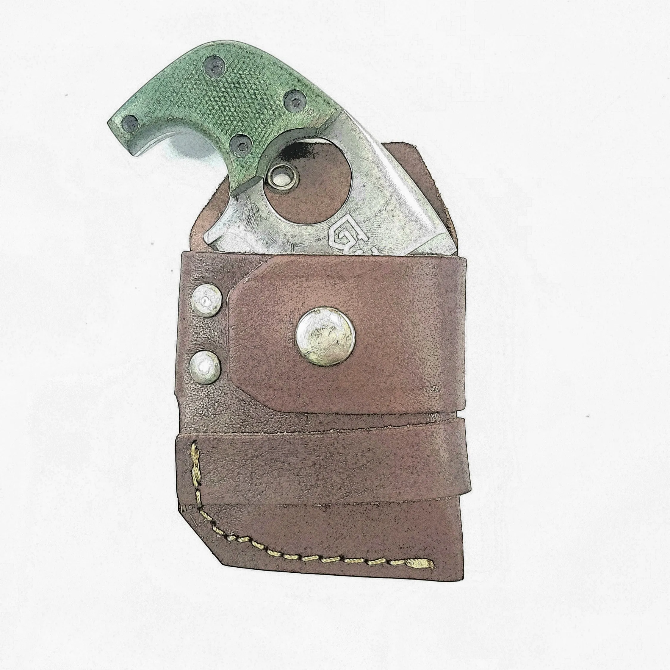 Axe Card With Removable Handle