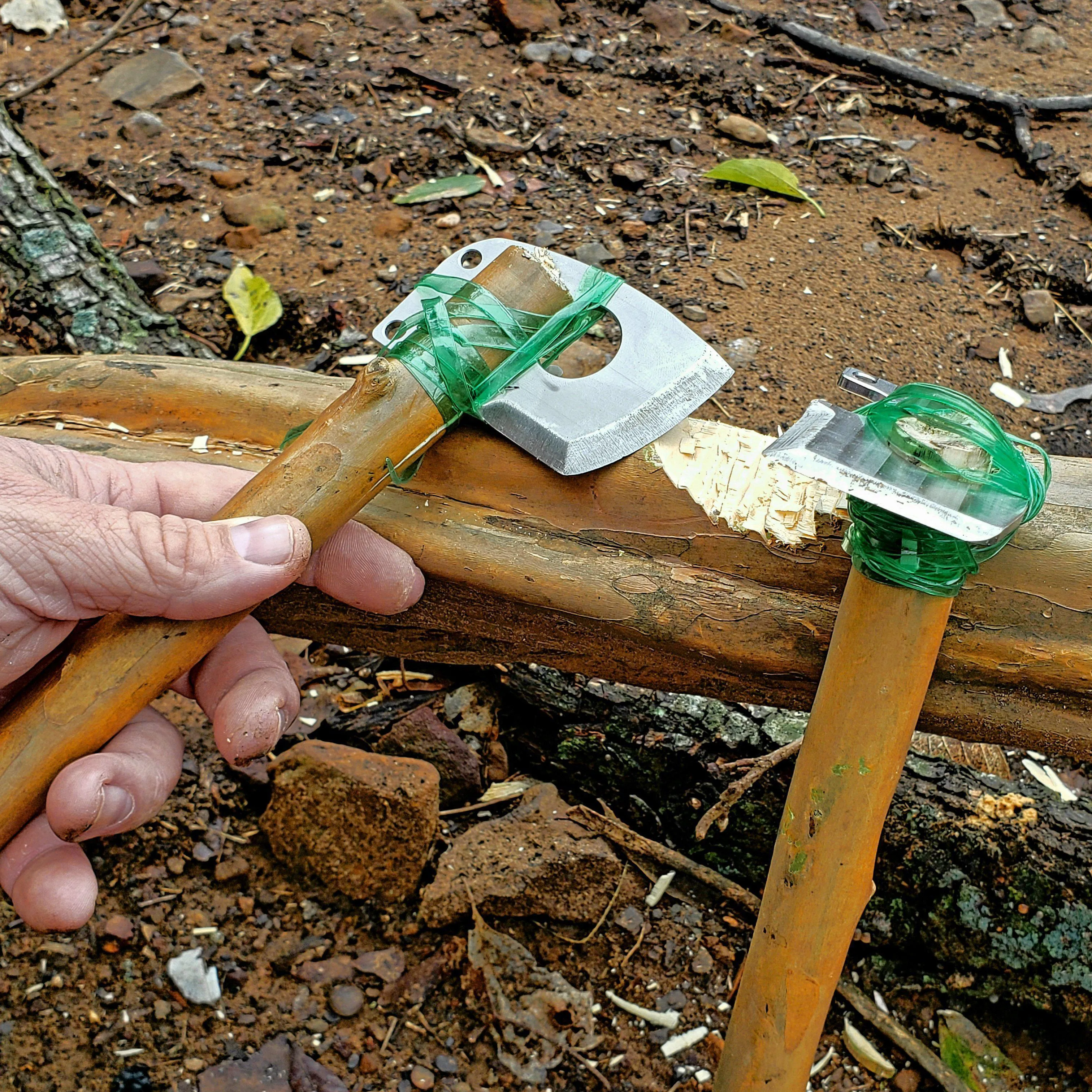 Axe Card With Removable Handle