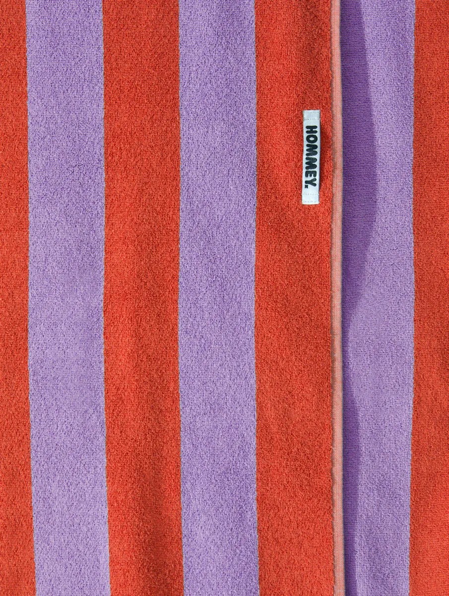 Beach Pillow - Grapefruit Stripes