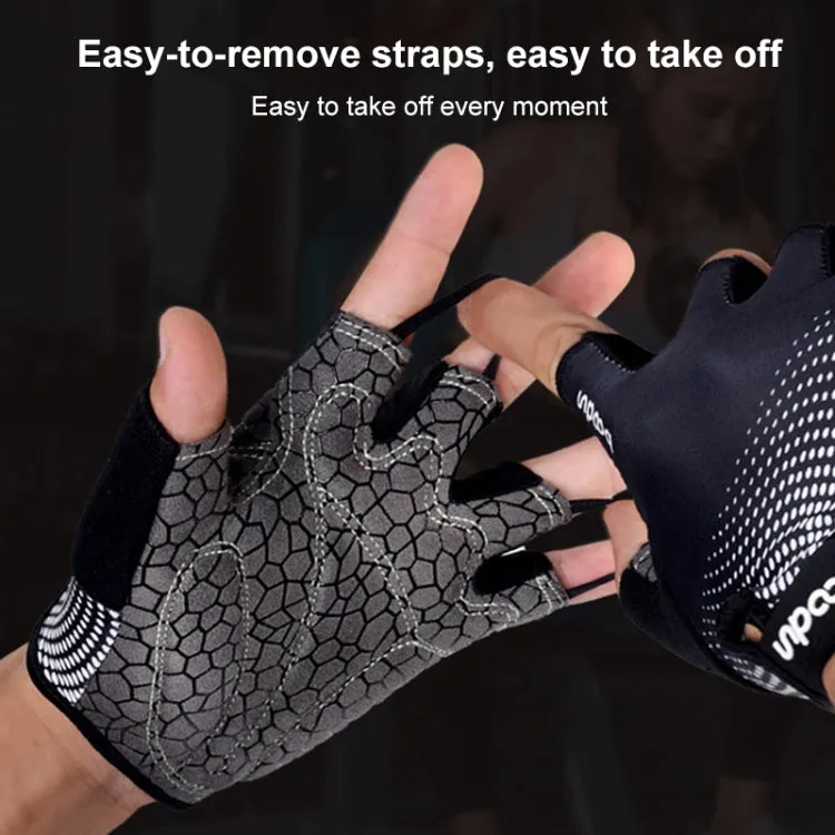 BOODUN 1096 Non-slip Wear-resistant Breathable Fitness Sports Silicone Gloves, Size:S(Green)