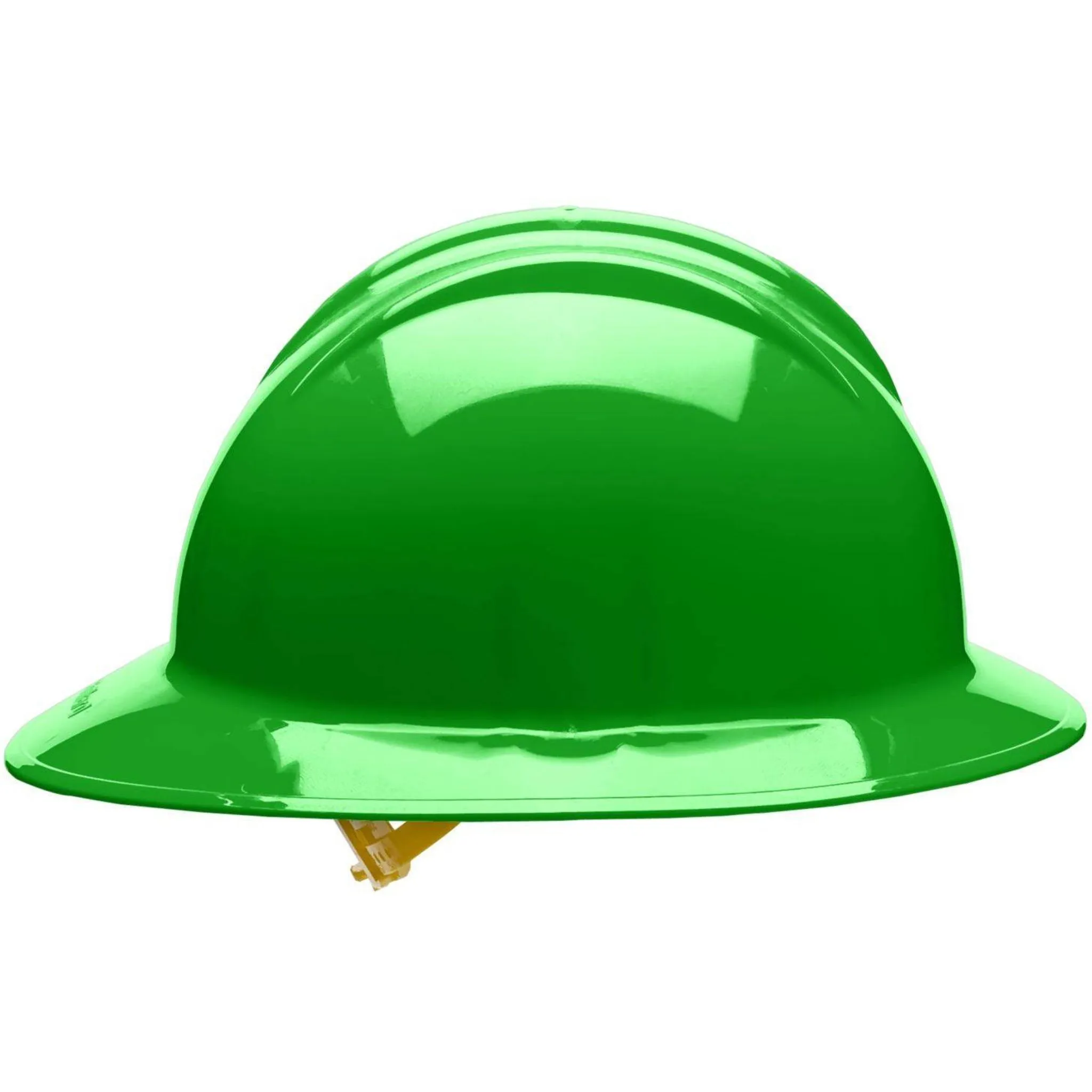 Bullard 33HGP Classic Full Brim Style Hard Hat, 6pt Pinlock, Hi-Vis Green, 1 Each