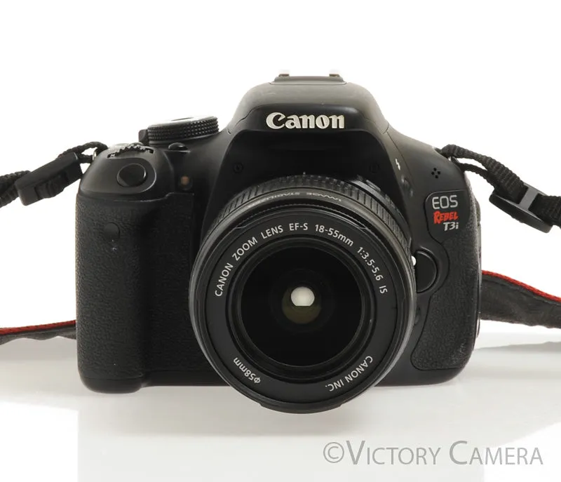 Canon EOS Rebel T3i 18.7MP Digital SLR Camera with EF-S 18-55mm Zoom Lens [EX ]