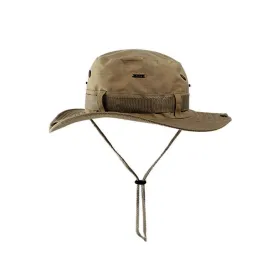 Cotton Wide Brim Boonie Bush Hat Outdoor Fishing Camping Hat Safari Cap YZ80201