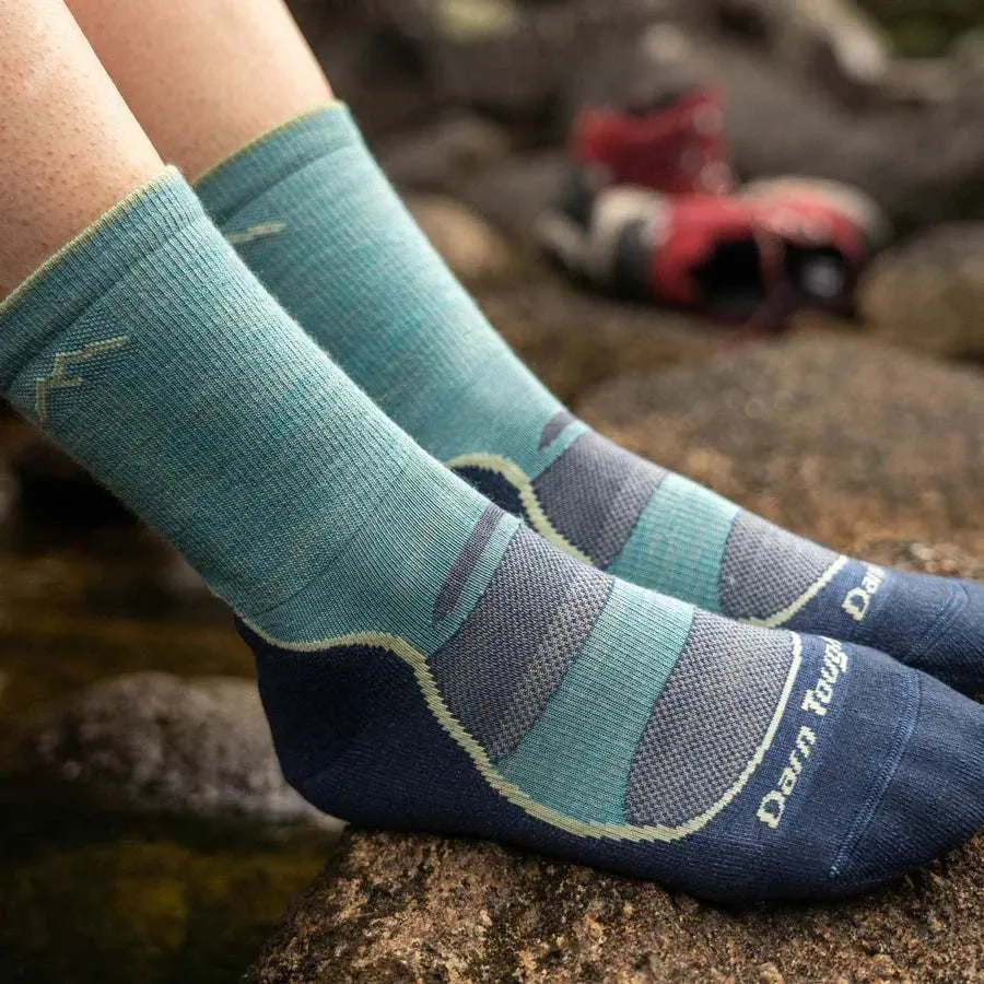 Darn Tough Women's Light Hiker Micro Crew Lightweight Hiking Socks