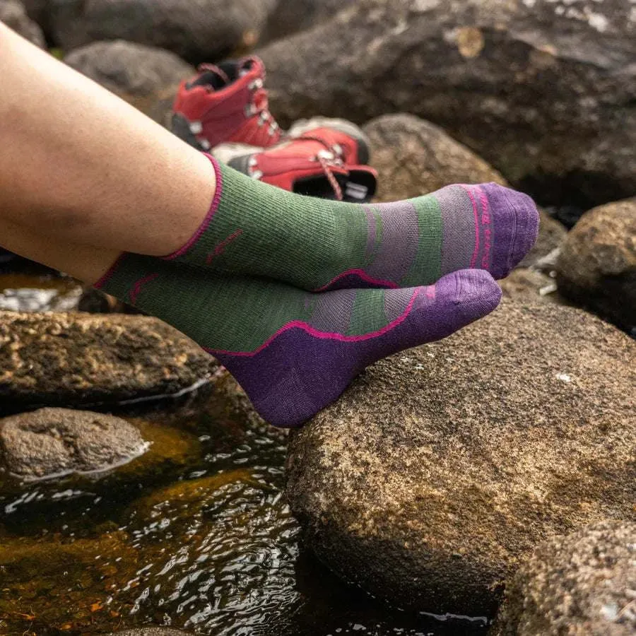 Darn Tough Women's Light Hiker Micro Crew Lightweight Hiking Socks