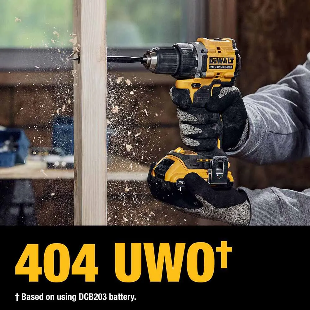 DeWalt DCD794D1 ATOMIC COMPACT SERIES 20V MAX Brushless Cordless 1/2 in. Drill/Driver Kit