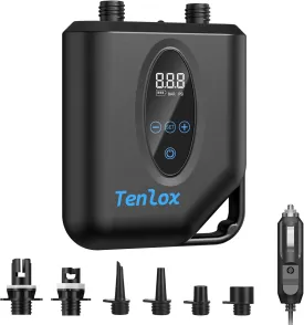 Electric Paddle Board Pump, 20 PSI Sup Pump, Portable Paddle Board Inflator, Air Pump for Sup, Inflatable Kayak Pump with 15600mAh Battery