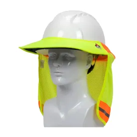 EZ-Cool 396-801FR-YEL FR Treated Hi-Vis Hard Hat Visor and Neck Shade EZ-Cool 396-801FR-YEL FR Treated Hi-Vis Hard Hat Visor and Neck Shade