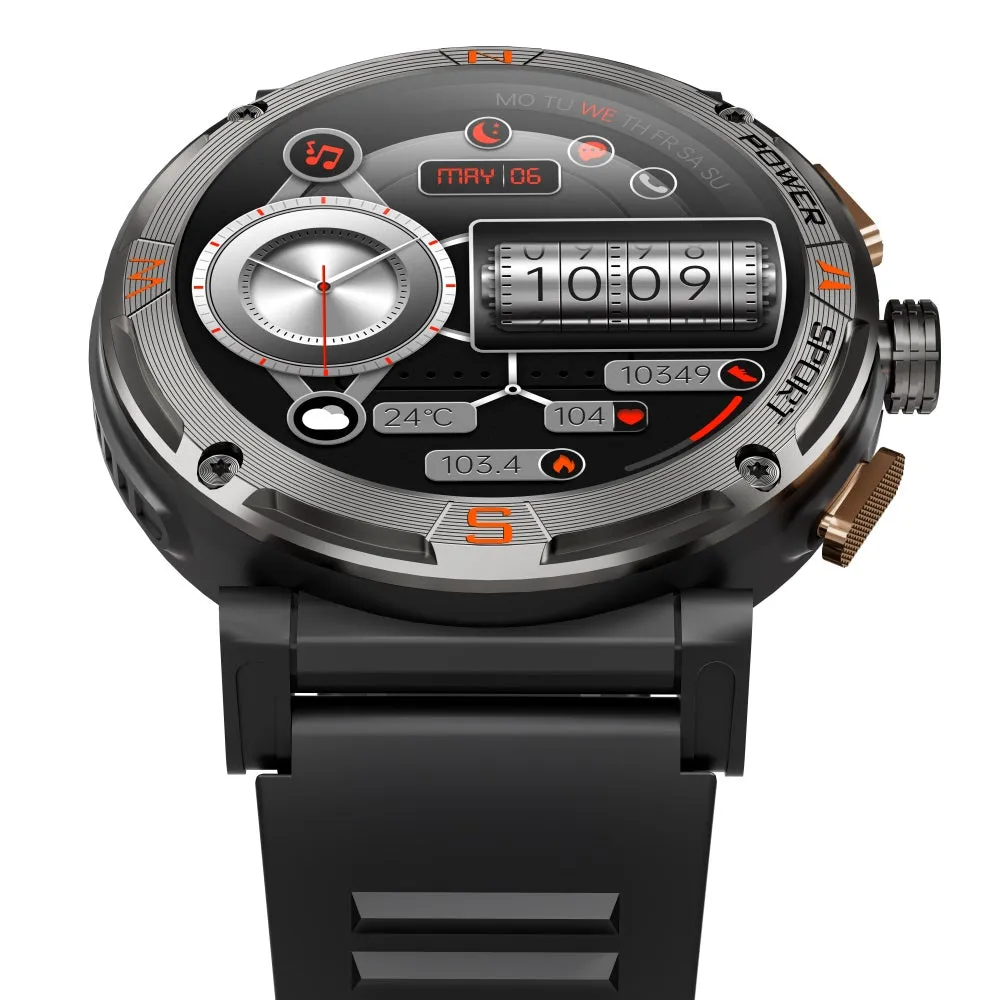 Fitaos MIX 1 GPS COMPASS 1.43'' AMOLED SCREEN 3ATM WATERPROOF BLOOD OXYGEN BLOOD PRESSURE SLEEP MONITORING 100  SPORTS MODES SMARTWATCH