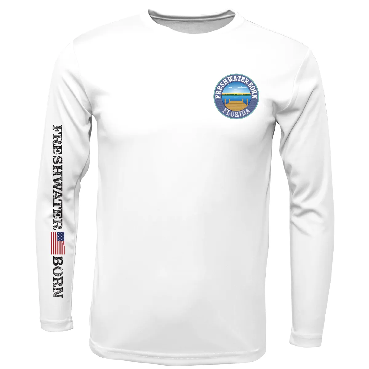 Florida Freshwater Born "Surrender The Booty" Girl's Long Sleeve UPF 50  Dry-Fit Shirt