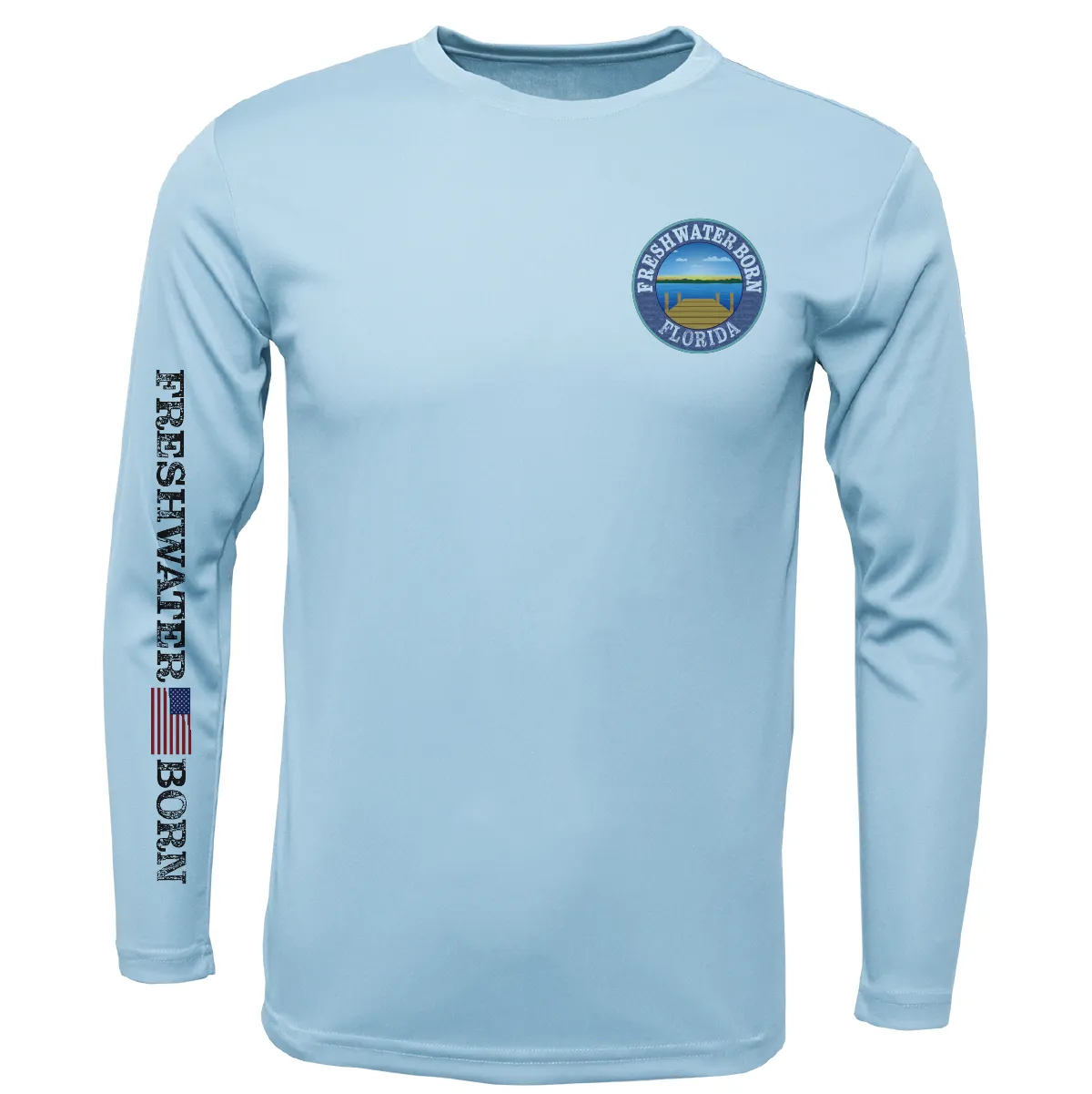 Florida Freshwater Born "Surrender The Booty" Girl's Long Sleeve UPF 50  Dry-Fit Shirt