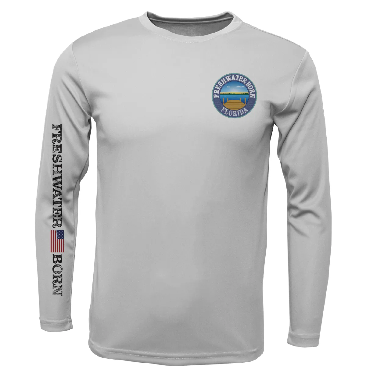 Florida Freshwater Born "Surrender The Booty" Girl's Long Sleeve UPF 50  Dry-Fit Shirt