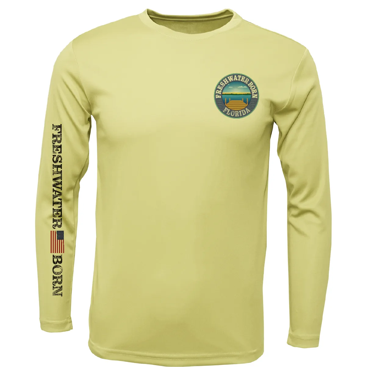 Florida Freshwater Born "Surrender The Booty" Girl's Long Sleeve UPF 50  Dry-Fit Shirt