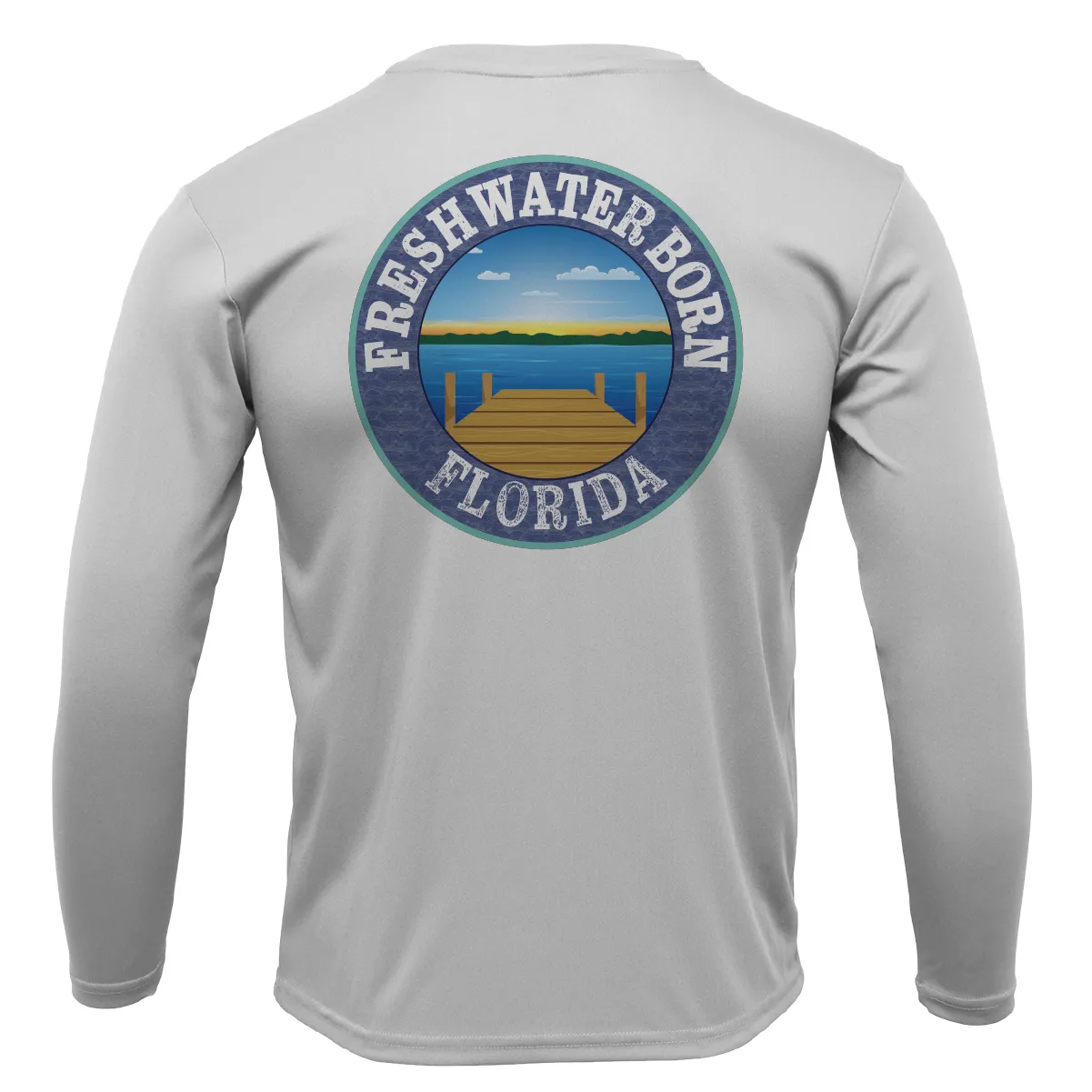 FSU Garnet and Gold Freshwater Born Boy's Long Sleeve UPF 50  Dry-Fit Shirt