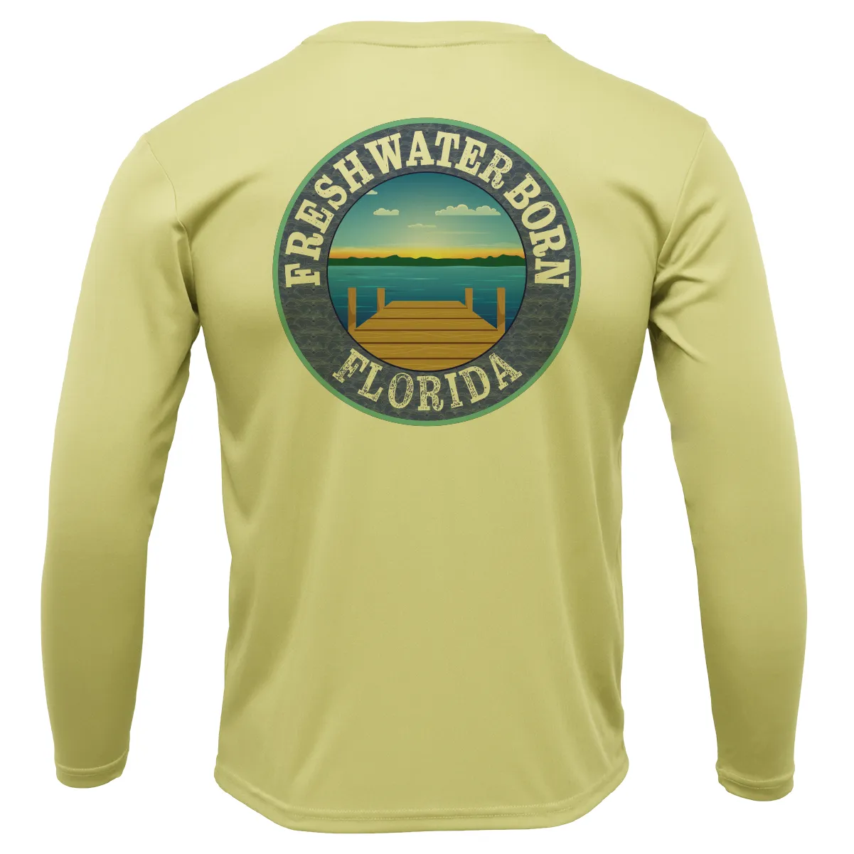 FSU Garnet and Gold Freshwater Born Boy's Long Sleeve UPF 50  Dry-Fit Shirt