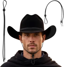 Gamboa 100% Leather Hat Chin Strap for Men and Women Removable Hat Chin Cord for Cowboy and Sun Hats