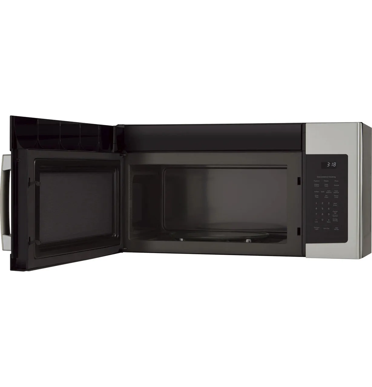 Ge Appliances 1.8 Cu. Ft. Over-the-Range Microwave Oven with Recirculating Venting-Stainless Steel