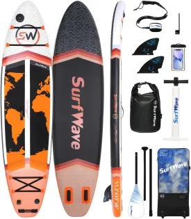 Inflatable Stand Up Paddle Board 11'X34 X6 with Accessories