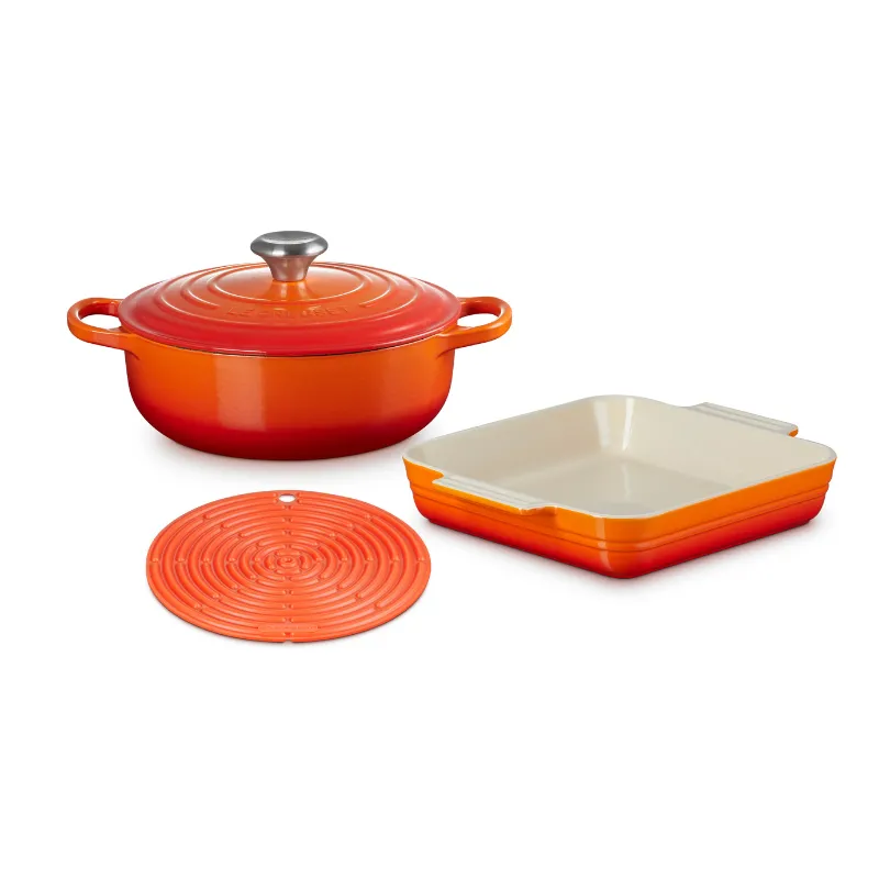 Le Creuset 3-Piece Starter Set with Silicone Tool