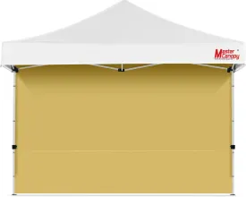 MASTERCANOPY Instant Canopy Tent Sidewall for 12x12 Pop Up Canopy, 1 Piece, Beige