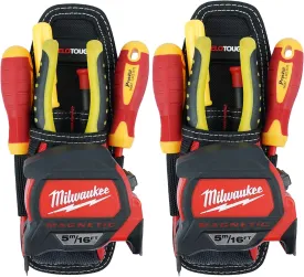 MELOTOUGH Small Tool Pouch Electrican Clip on Tool Pouch,Tool Belt Pouch with Belt Holster Mini Electrican Tool Holder with Sanp Clip