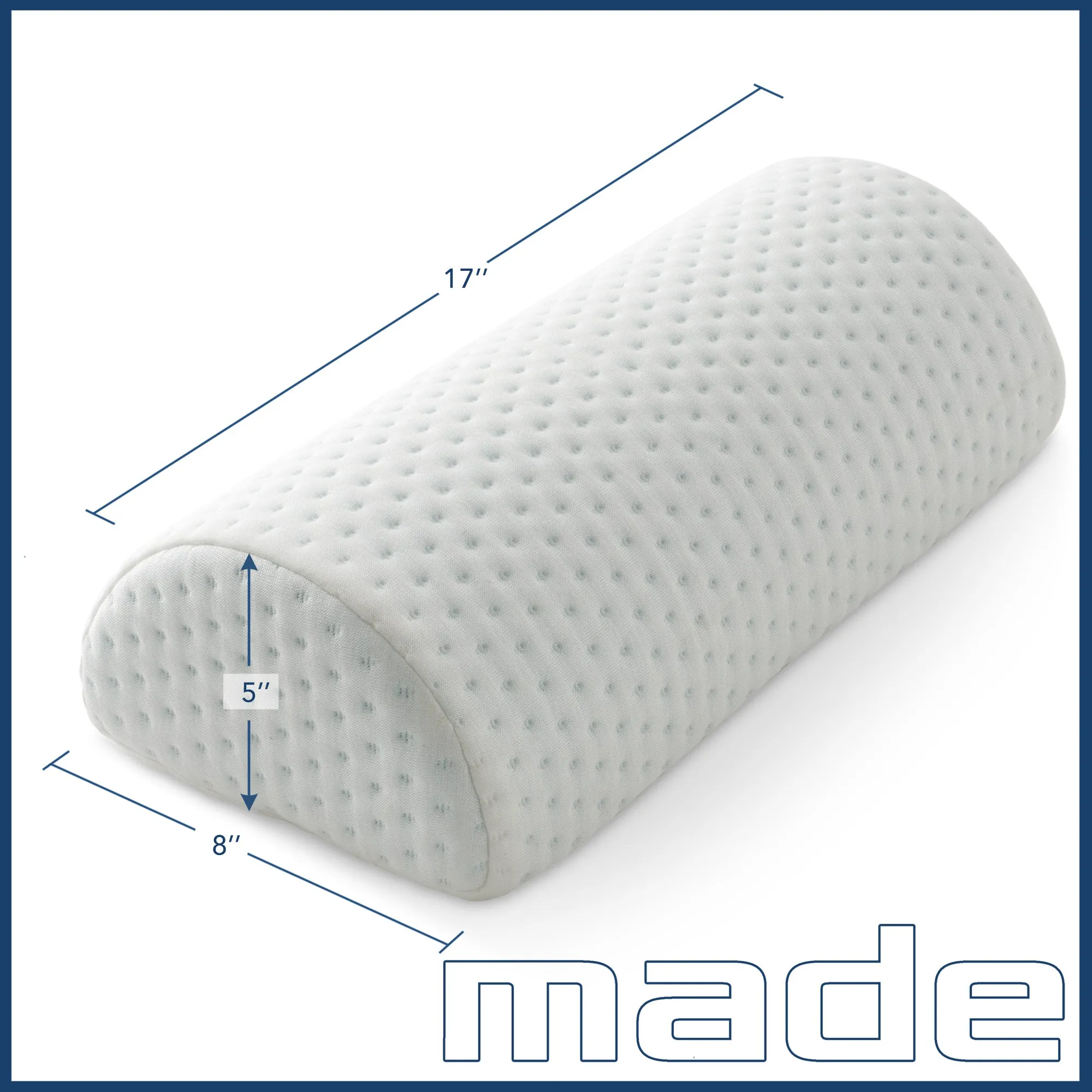 Memory Foam Pillow, Support for Neck, Legs, Back and Spine During Sleep