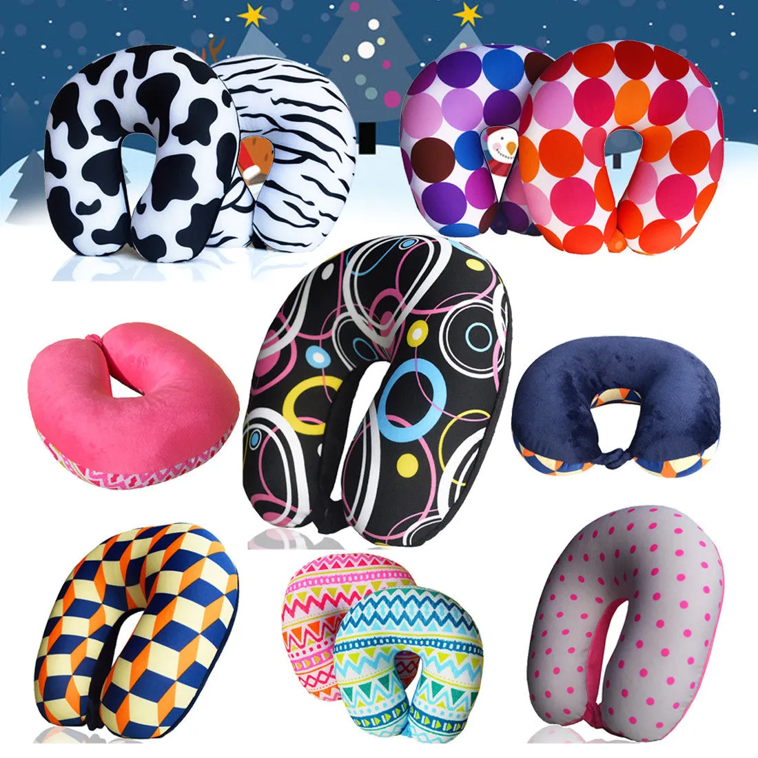 Micro Bead U Shaped Travel Pillows