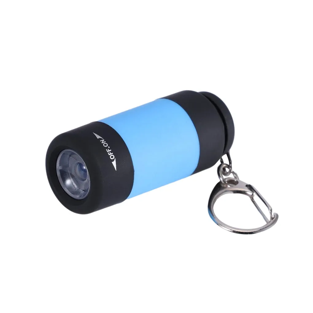 Mini Torch LED Flashlight Safety Keychain
