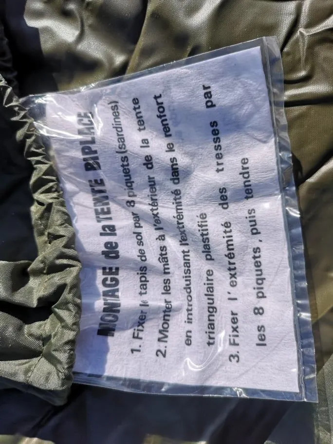 New French Army F2 Two man tent