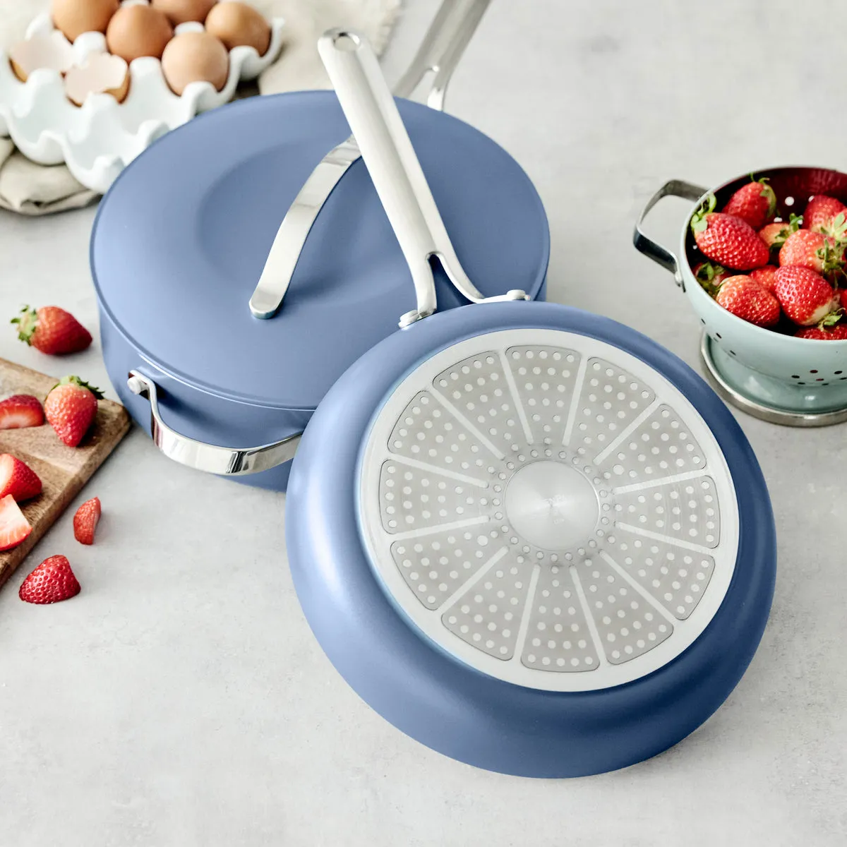 Nova Ceramic Nonstick 3-Piece Cookware Set | Ocean
