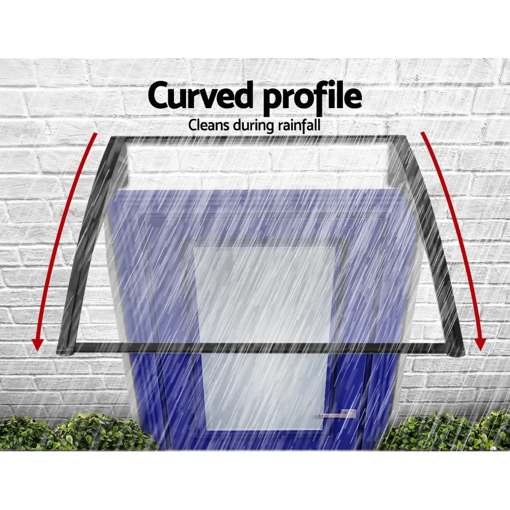 Outdoor DIY Door Window Awning French Style Cafe Canopy Sun Shield Rain Cover 1 x 3m