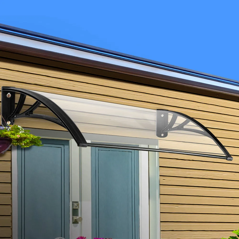 Outdoor DIY Door Window Awning French Style Cafe Canopy Sun Shield Rain Cover 1 x 3m
