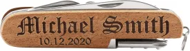 Personalized Pocket Knife, Personalized 8-Function Multi-Tool Pocket Knife, Custom Knives, Engraved Names, Groomsmen Gift, Gift for Him