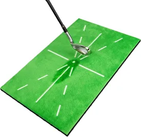 Premium Golf Hitting Mat, 10mm Foam Padding with Rubber Backing Golf Mat, Golf Practice Mat for Indoor and Outdoor Training