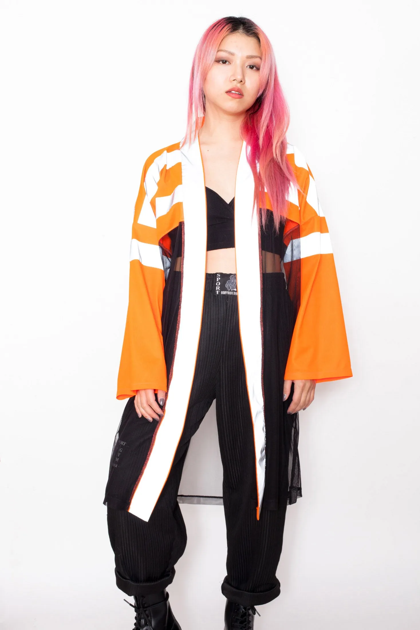 Reworked Y2K Emergency Reflective Jacket